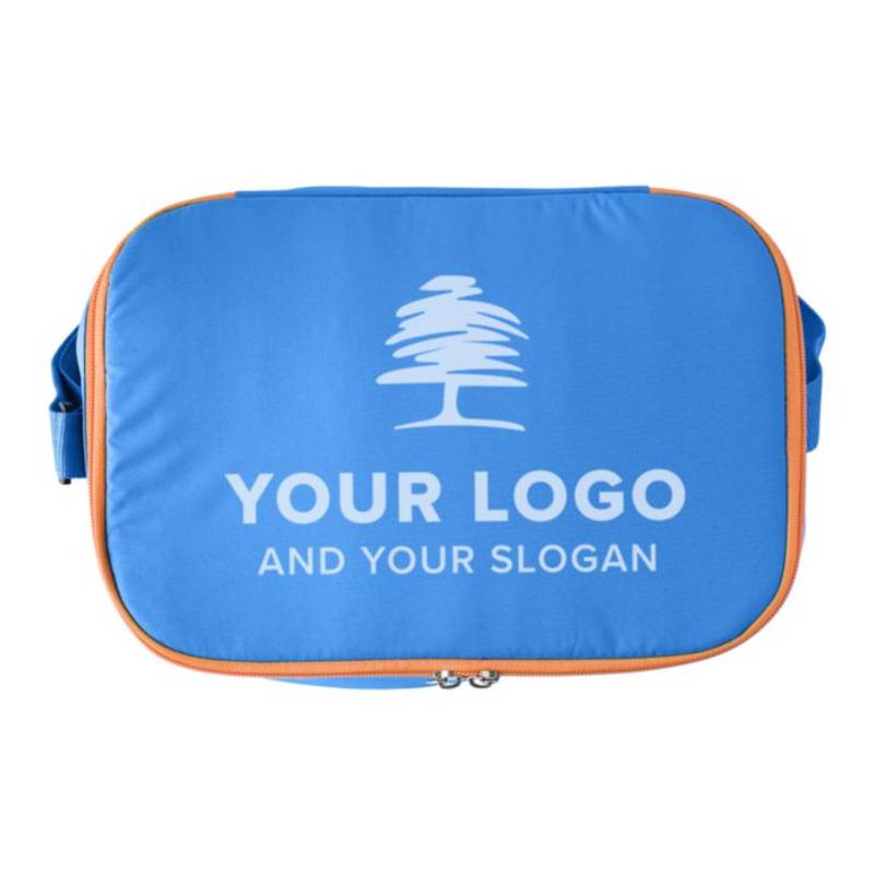 Polyesterová chladící taška s hliníkovou fólií. Kapacita tašky je 12 l. Světlá královská modrá. Polyesterová chladící taška s hliníkovou fólií. Kapacita tašky je 12 l. Světlá královská modrá.