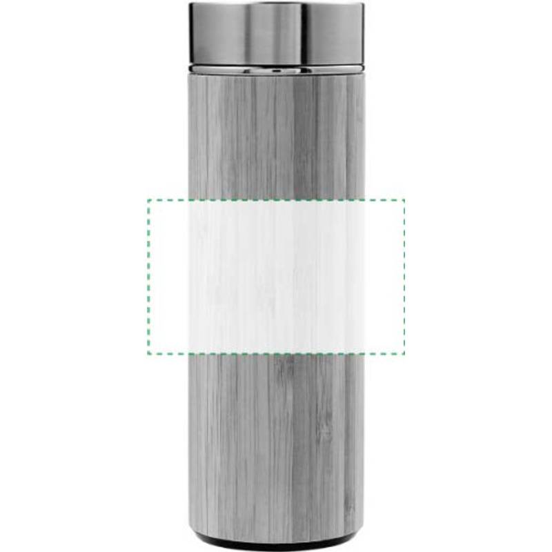 Dvojitá bambusová termoska, hnědá Dvojitá bambusová termoska, hnědá