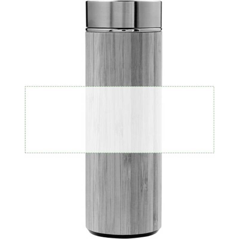 Dvojitá bambusová termoska, hnědá Dvojitá bambusová termoska, hnědá