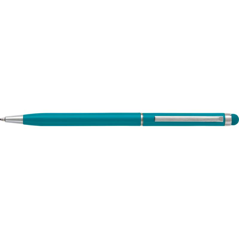 RUBBY kovové kuličkové pero se stylusem modrá náplň, černá RUBBY kovové kuličkové pero se stylusem modrá náplň, černá