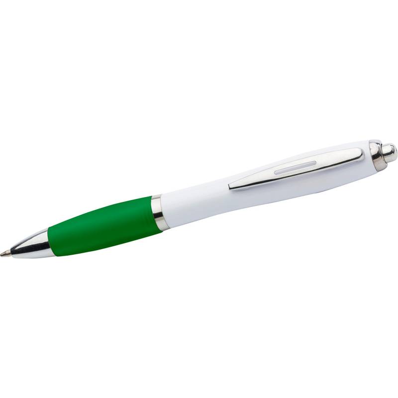 GRUMAN plastové guľôčkové pero modrá náplň, zelená GRUMAN plastové guľôčkové pero modrá náplň, zelená