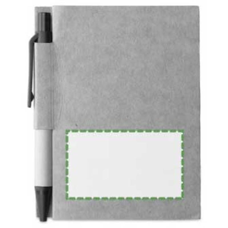 Malý zápisník s perem, hnědá černá Malý zápisník s perem, hnědá černá