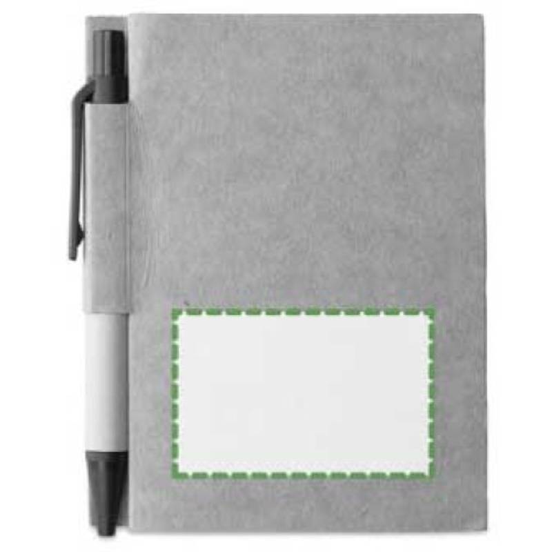 Malý zápisník s perem, hnědá černá Malý zápisník s perem, hnědá černá