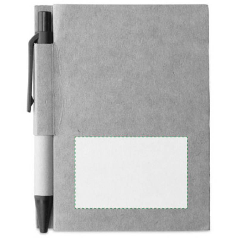 Malý zápisník s perom, hnedá čierna