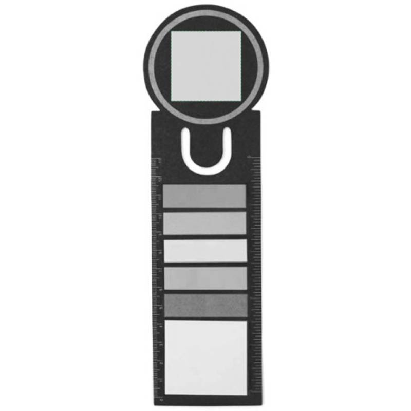 OVALNOTE záložka do knihy se samolepícími papírky, modrá OVALNOTE záložka do knihy se samolepícími papírky, modrá