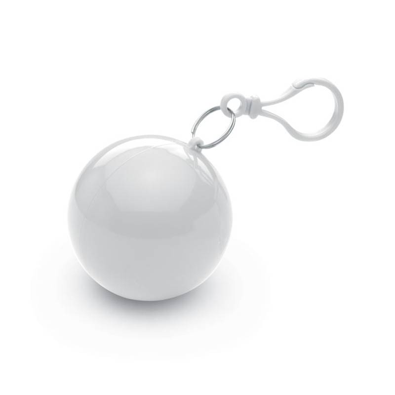 Transparentní pláštěnka v obalu, bílá Transparentní pláštěnka v obalu, bílá