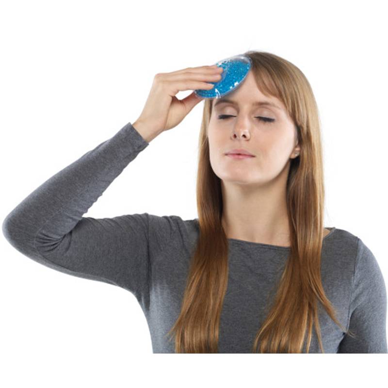 SAVAGE Plastový kulatý polštářek s funkcí zahrejea ochladí, modrá SAVAGE Plastový kulatý polštářek s funkcí zahrejea ochladí, modrá