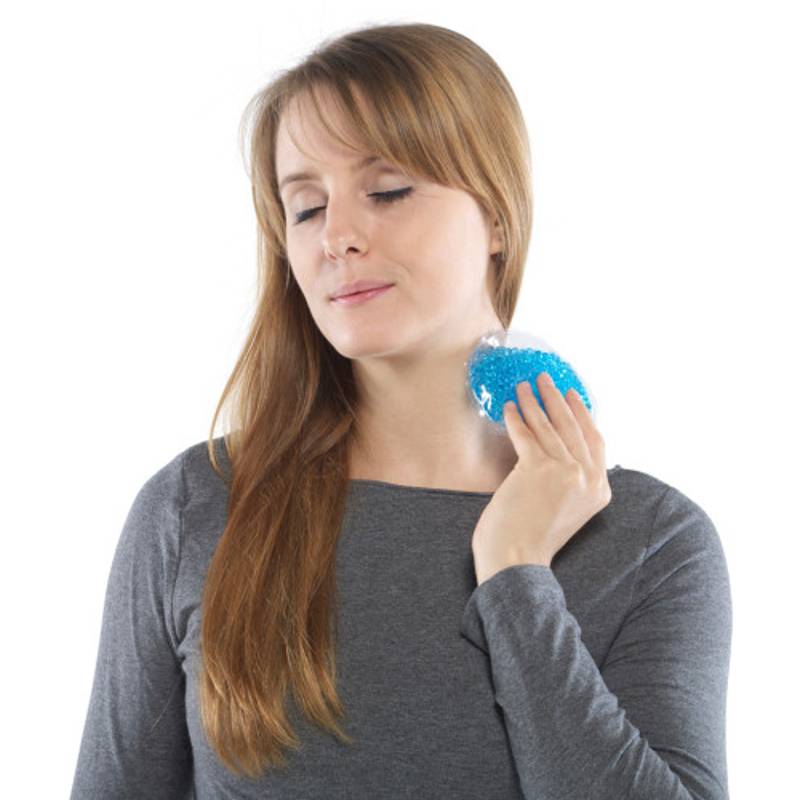 SAVAGE Plastový kulatý polštářek s funkcí zahrejea ochladí, modrá SAVAGE Plastový kulatý polštářek s funkcí zahrejea ochladí, modrá