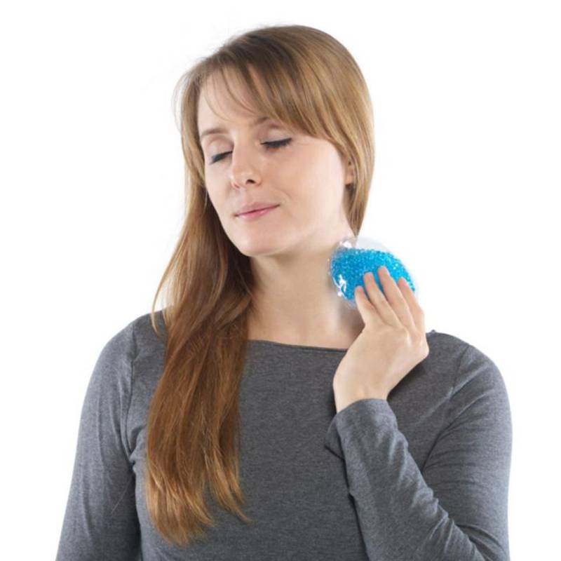 SAVAGE Plastový kulatý polštářek s funkcí zahrejea ochladí, modrá SAVAGE Plastový kulatý polštářek s funkcí zahrejea ochladí, modrá