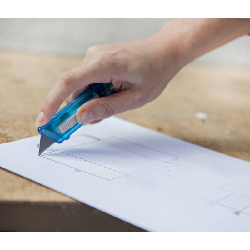 Rezačka s bezpečnostným mechanizmom, žltá Rezačka s bezpečnostným mechanizmom, žltá