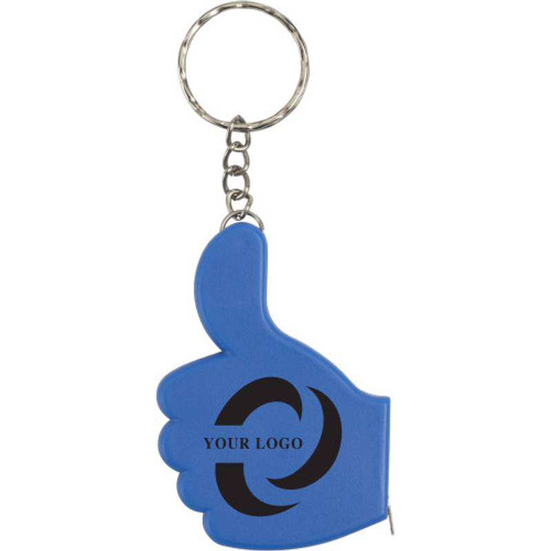 Plastový přívěsek na klíče, metr 1 m, bílá / OK / Plastový přívěsek na klíče, metr 1 m, bílá / OK /