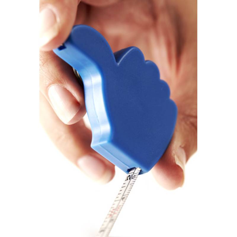 Plastový přívěsek na klíče, metr 1 m, bílá / OK / Plastový přívěsek na klíče, metr 1 m, bílá / OK /