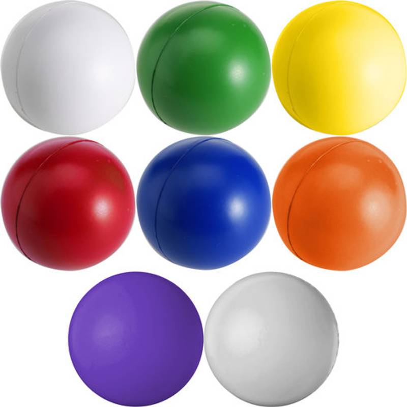 BUBIK antistresová míček, polyuretanový pěnový materiál, bílá BUBIK antistresová míček, polyuretanový pěnový materiál, bílá