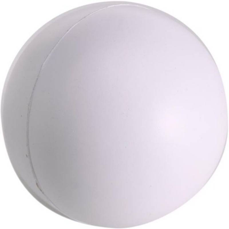 BUBIK antistresová míček, polyuretanový pěnový materiál, bílá BUBIK antistresová míček, polyuretanový pěnový materiál, bílá