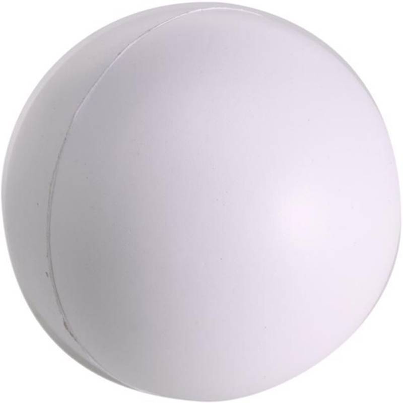 BUBIK antistresová míček, polyuretanový pěnový materiál, bílá BUBIK antistresová míček, polyuretanový pěnový materiál, bílá