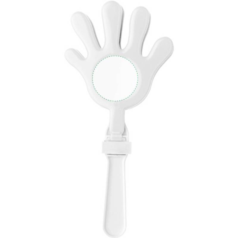CLAPY povzbudzovacia tlieskačka v tvare ruky, biela CLAPY povzbudzovacia tlieskačka v tvare ruky, biela