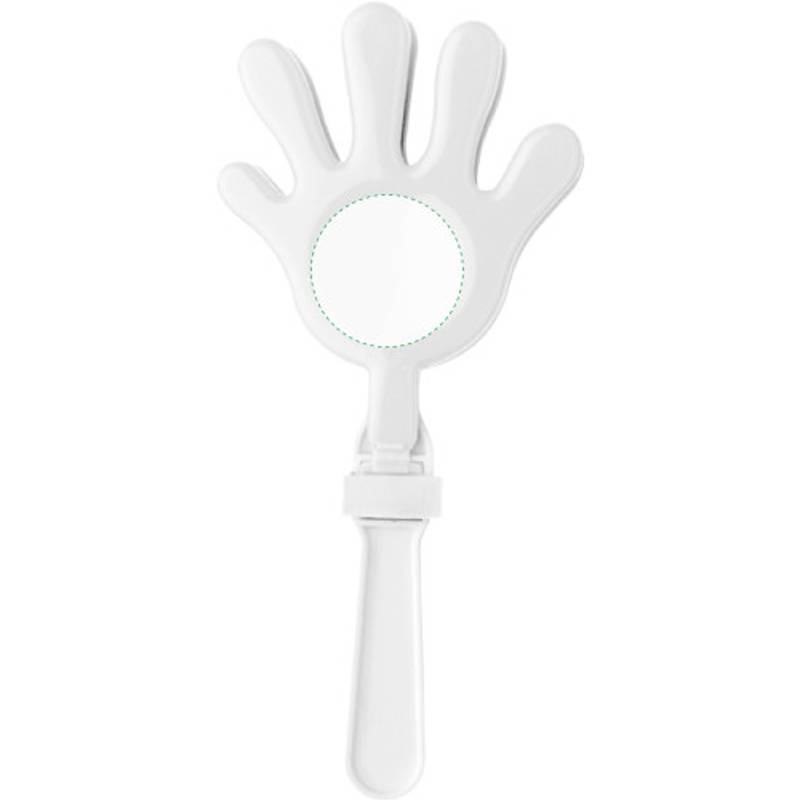 CLAPY povzbudzovacia tlieskačka v tvare ruky, biela CLAPY povzbudzovacia tlieskačka v tvare ruky, biela