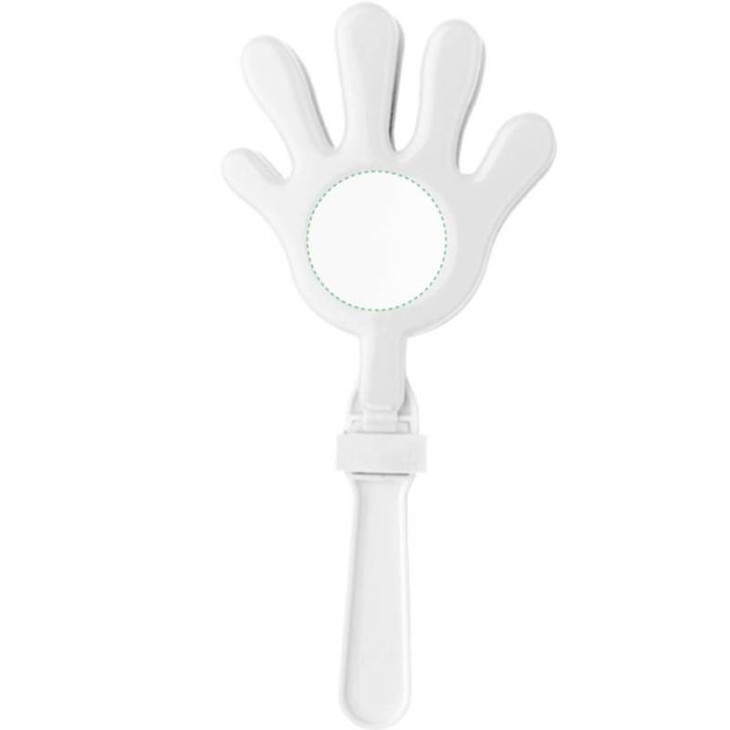 CLAPY povzbudzovacia tlieskačka v tvare ruky, biela CLAPY povzbudzovacia tlieskačka v tvare ruky, biela