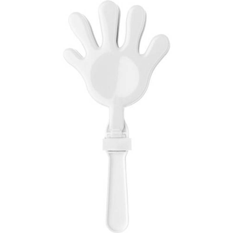 CLAPY povzbudzovacia tlieskačka v tvare ruky, biela CLAPY povzbudzovacia tlieskačka v tvare ruky, biela