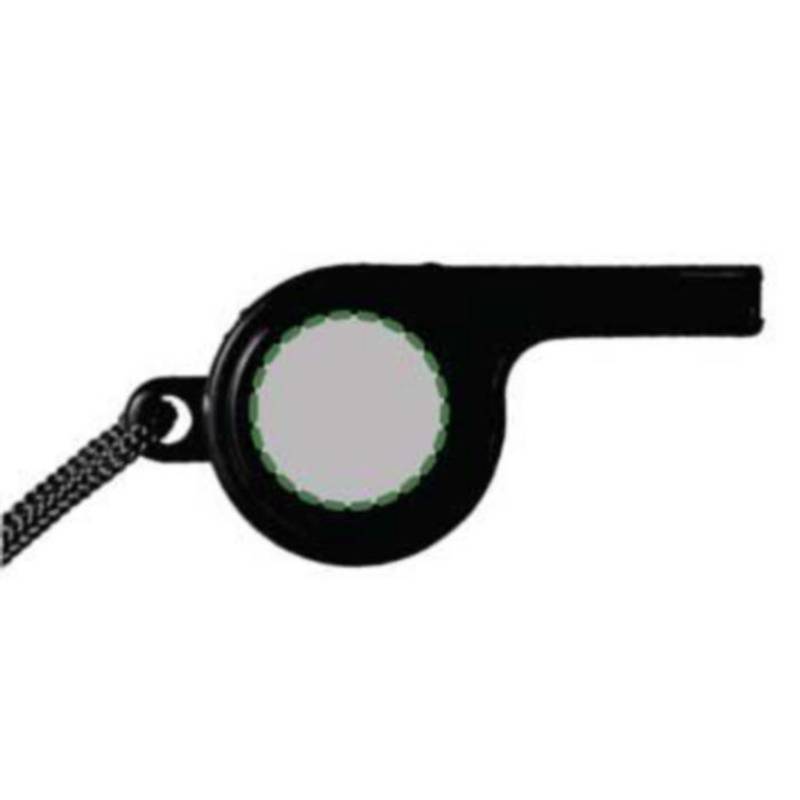 FILIPKA plastová píšťalka so šnúrkou na krk, biela FILIPKA plastová píšťalka so šnúrkou na krk, biela