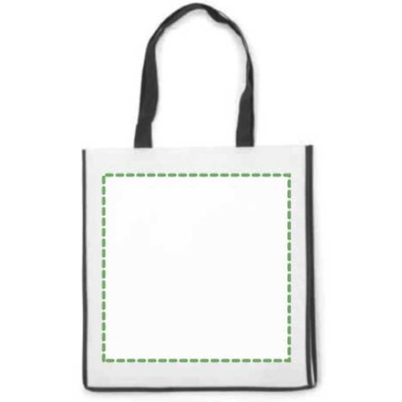 Nákupní taška z netkané textilie, černá Nákupní taška z netkané textilie, černá