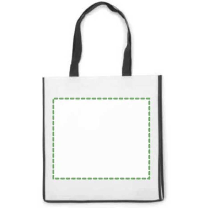 Nákupní taška z netkané textilie, černá Nákupní taška z netkané textilie, černá