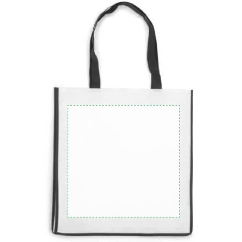 Nákupní taška z netkané textilie, černá Nákupní taška z netkané textilie, černá