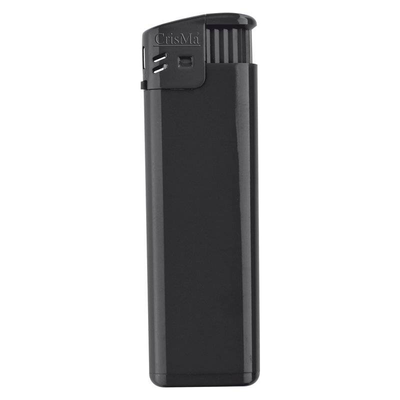 Piezoelektrický zapalovač, plnitelný, černá Piezoelektrický zapalovač, plnitelný, černá