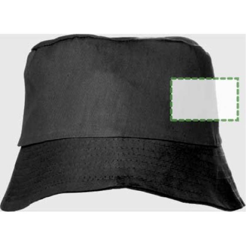 CAPRIO bavlněný klobouk, černá CAPRIO bavlněný klobouk, černá