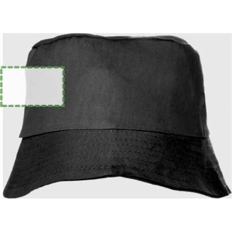 CAPRIO bavlněný klobouk, černá CAPRIO bavlněný klobouk, černá