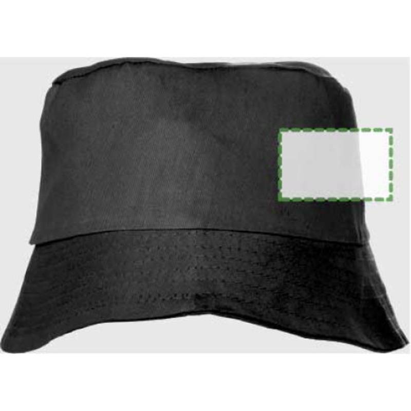 CAPRIO bavlněný klobouk, černá CAPRIO bavlněný klobouk, černá