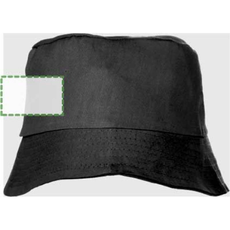 CAPRIO bavlněný klobouk, černá CAPRIO bavlněný klobouk, černá