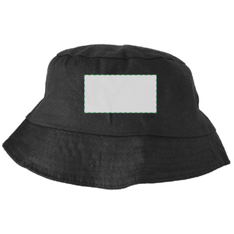 CAPRIO bavlněný klobouk, černá CAPRIO bavlněný klobouk, černá