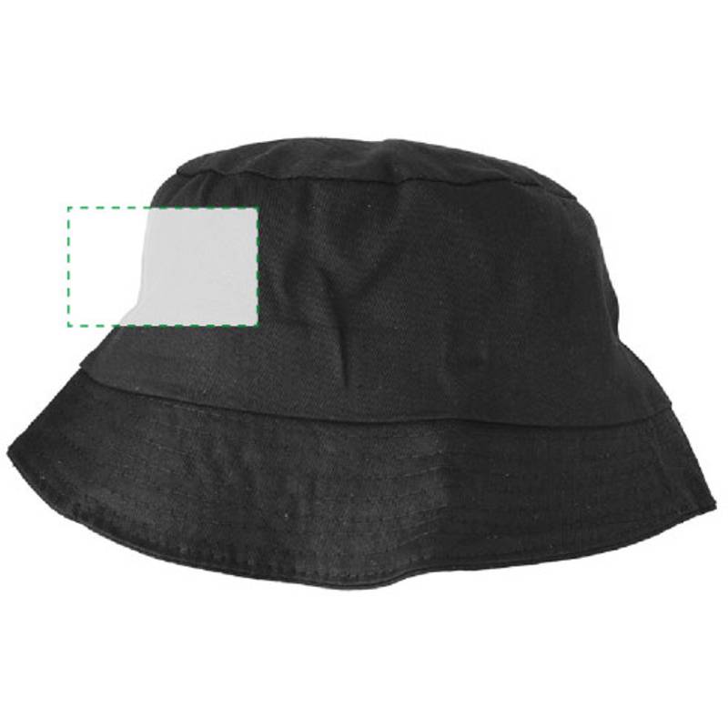 CAPRIO bavlněný klobouk, černá CAPRIO bavlněný klobouk, černá