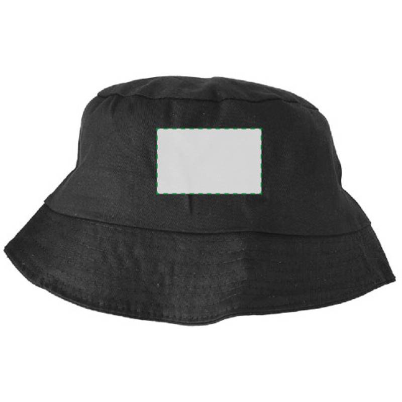 CAPRIO bavlněný klobouk, černá CAPRIO bavlněný klobouk, černá