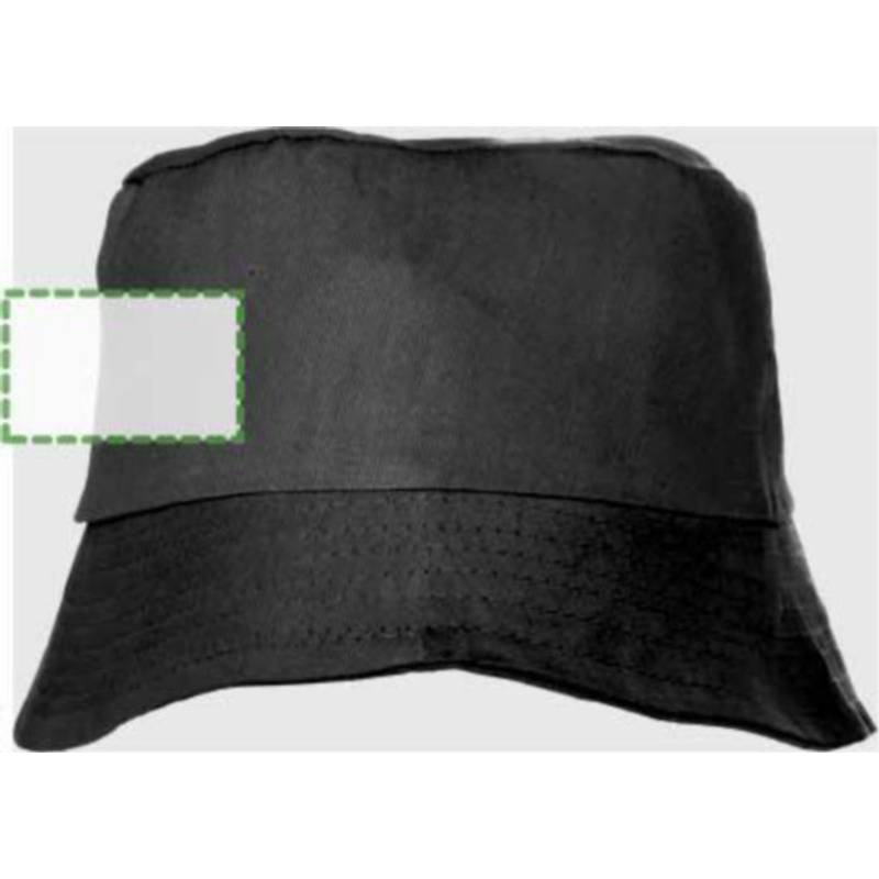 CAPRIO bavlněný klobouk, černá CAPRIO bavlněný klobouk, černá