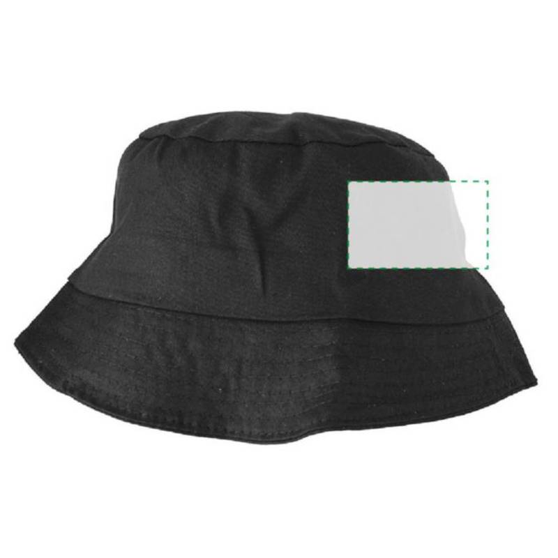 CAPRIO bavlněný klobouk, černá CAPRIO bavlněný klobouk, černá