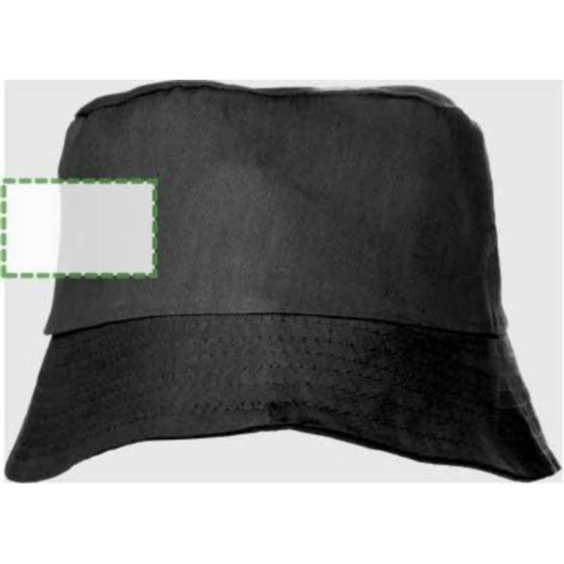 CAPRIO bavlněný klobouk, černá CAPRIO bavlněný klobouk, černá