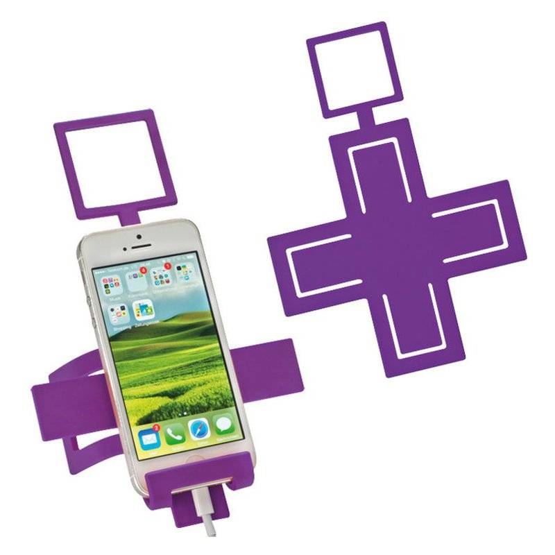 Držák na mobil, fialová Držák na mobil, fialová