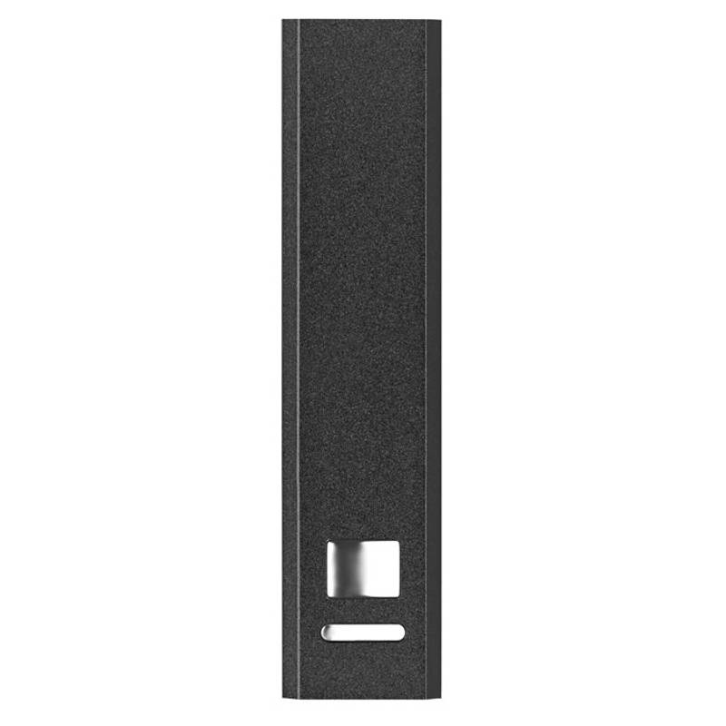 SONATA hliníková powerbanka 2000 mAh, čierna SONATA hliníková powerbanka 2000 mAh, čierna