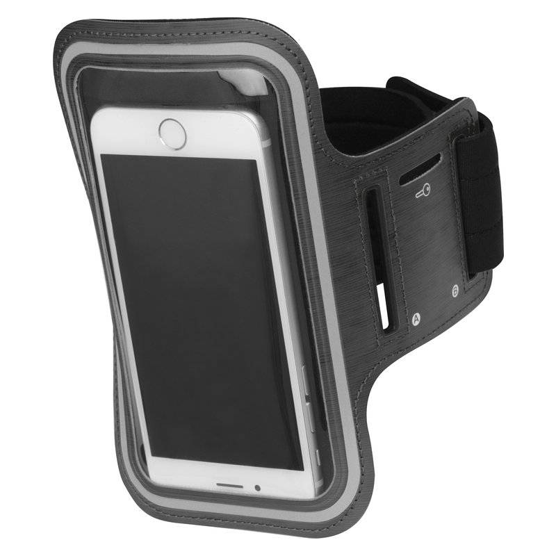 Púzdro na mobil s pripevnením na rameno, čierna Púzdro na mobil s pripevnením na rameno, čierna