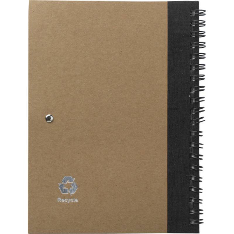 ADMINA Poznámkový blok, kuličkové pero, černá ADMINA Poznámkový blok, kuličkové pero, černá