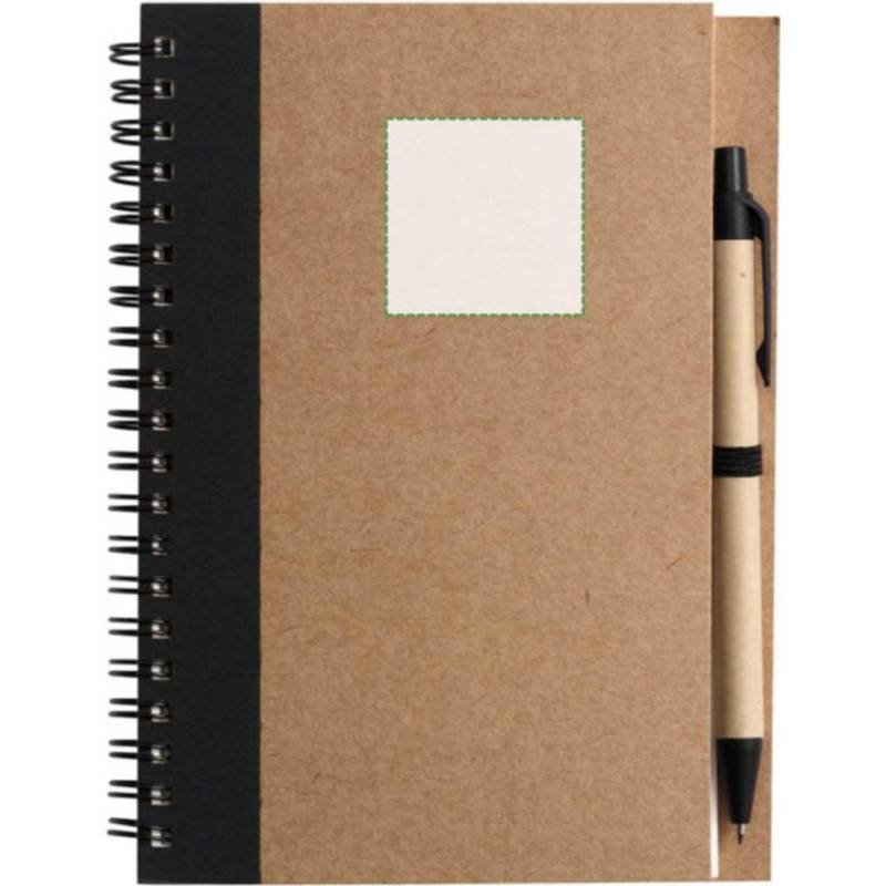 ADMINA Poznámkový blok, kuličkové pero, černá ADMINA Poznámkový blok, kuličkové pero, černá