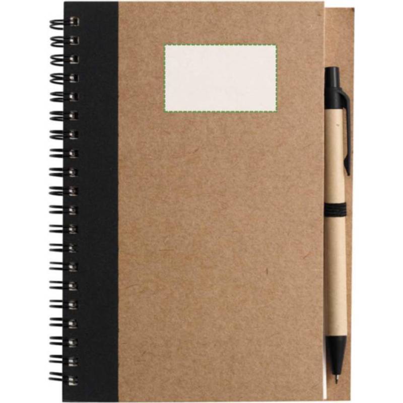 ADMINA Poznámkový blok, kuličkové pero, černá ADMINA Poznámkový blok, kuličkové pero, černá