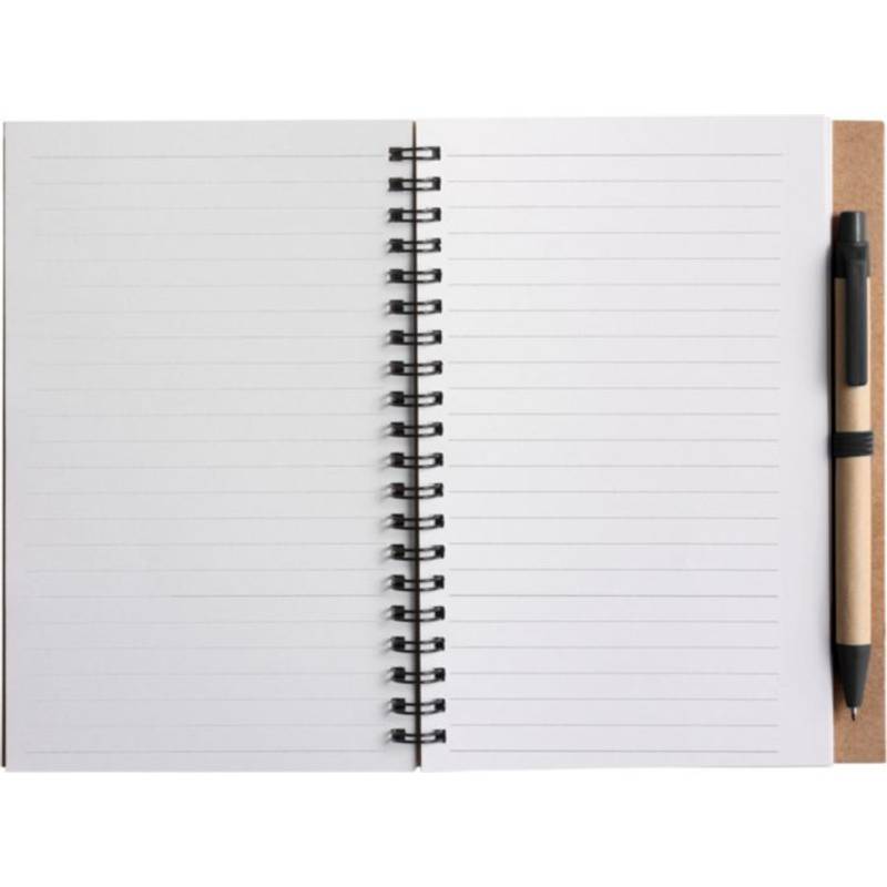 ADMINA Poznámkový blok, kuličkové pero, černá ADMINA Poznámkový blok, kuličkové pero, černá