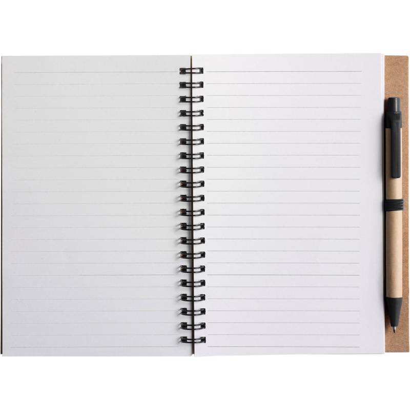 ADMINA Poznámkový blok, kuličkové pero, černá ADMINA Poznámkový blok, kuličkové pero, černá