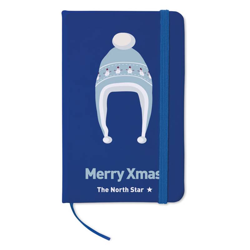 Zápisník s linkovaný stranami A6, modrá Zápisník s linkovaný stranami A6, modrá