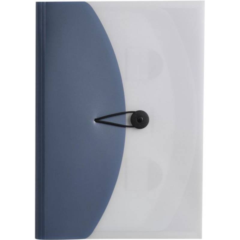 Taška na dokumenty s vreckami, polypropylén, modrá Taška na dokumenty s vreckami, polypropylén, modrá