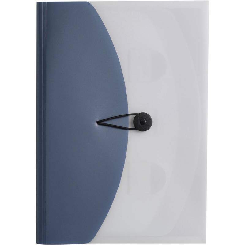 Taška na dokumenty s vreckami, polypropylén, modrá Taška na dokumenty s vreckami, polypropylén, modrá