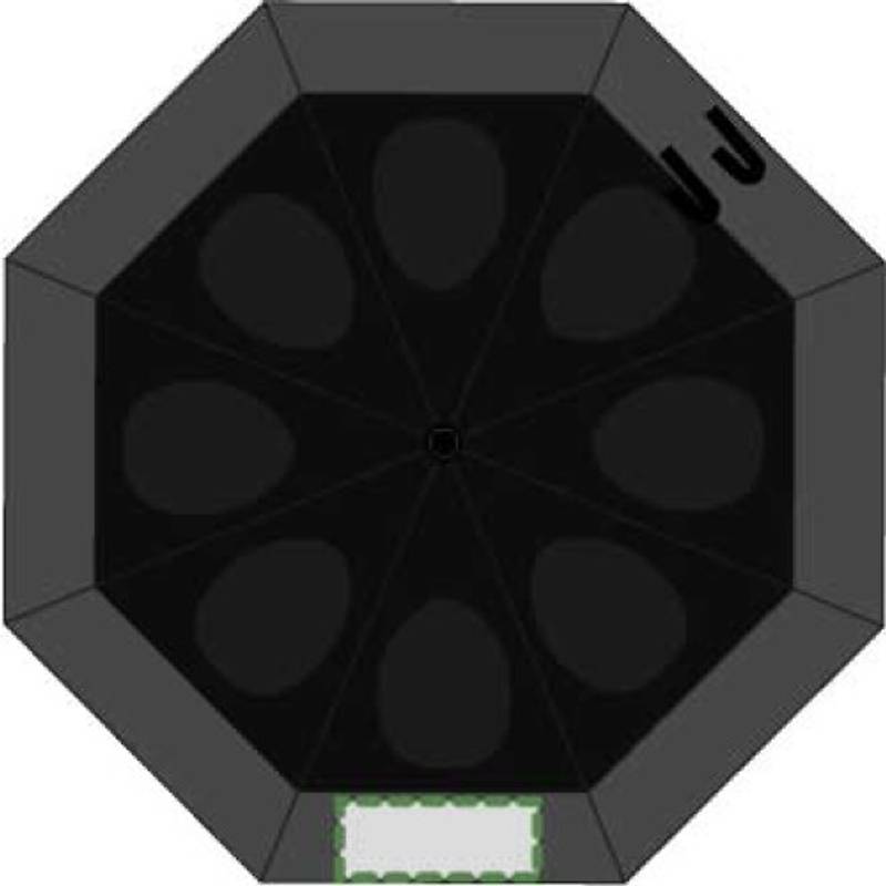 Golfový dáždnik, čierna Golfový dáždnik, čierna
